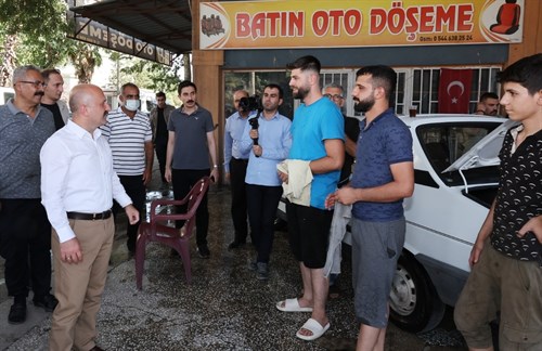 Vali Varol'dan Küçük Sanayi Sitesi Esnafına Ziyaret