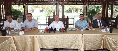 VALİ VAROL, BASIN MENSUPLARIYLA BİR ARAYA GELDİ